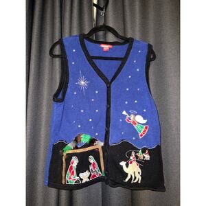 Ugly Christmas Sweater Xmas Vest Size Small